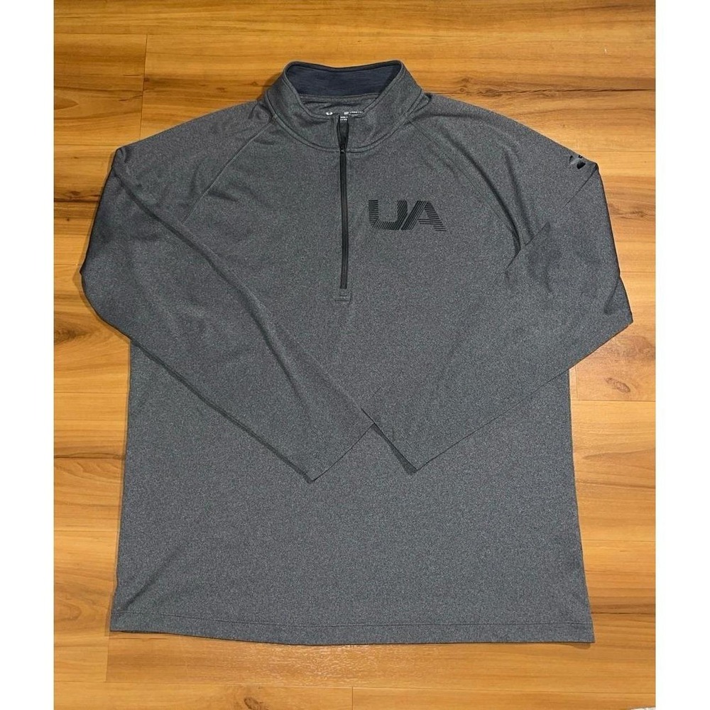 Mens Under Armour. Loose Fit Quarter Zip Shirt Athletic Pullover Jacket